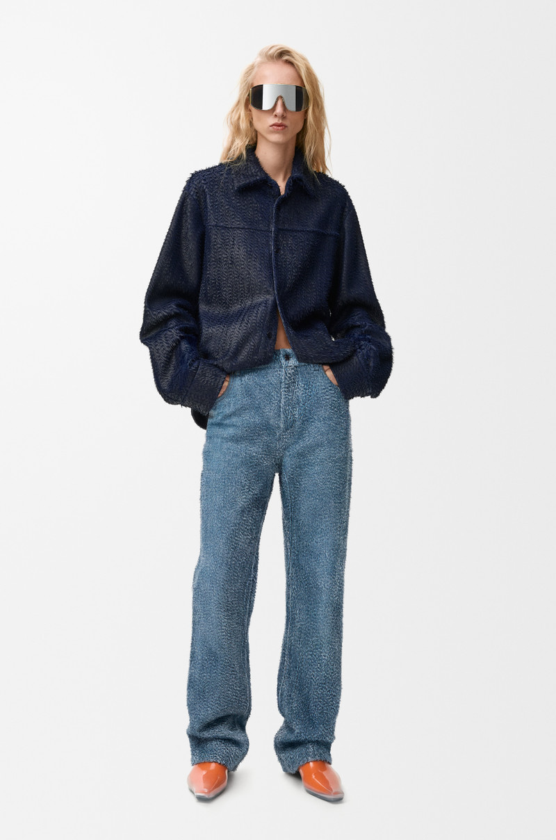 Overshirt in nappa lambskin 2