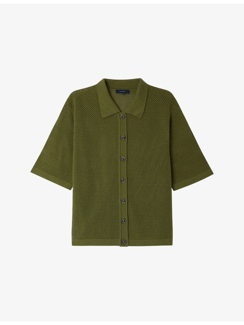Davon Knitted Merino-Wool Top 1