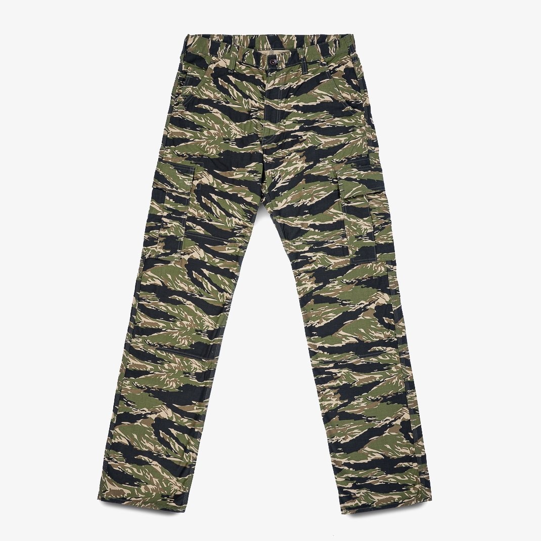 IH-737-TSC 10oz Sateen Camouflage Cargo Pants - Tiger Stripe - 1