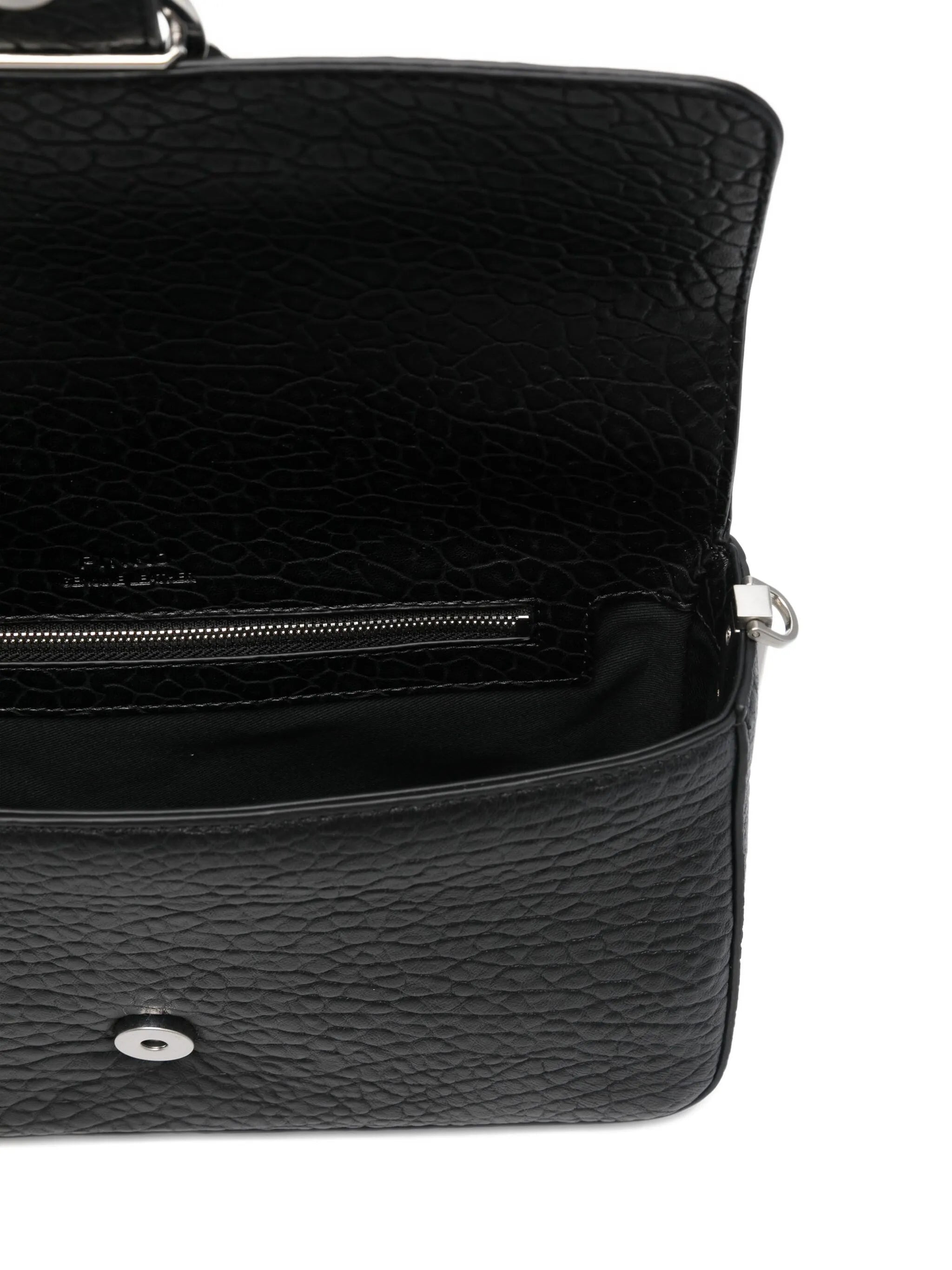 Pinko Textured-leather Shoulder Bag - 4