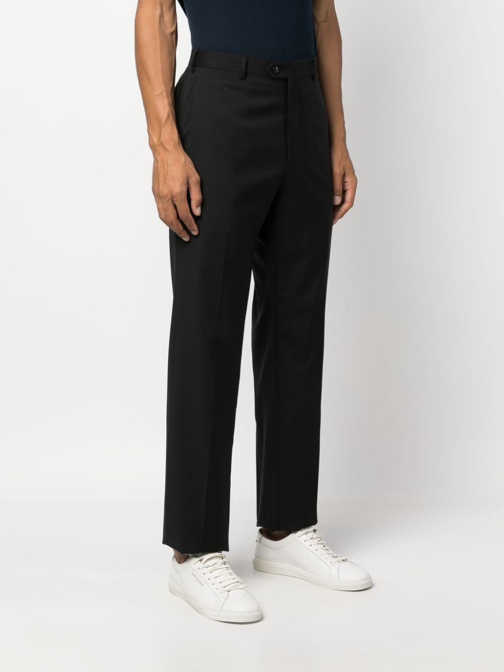 tailored straight-leg trousers - 3