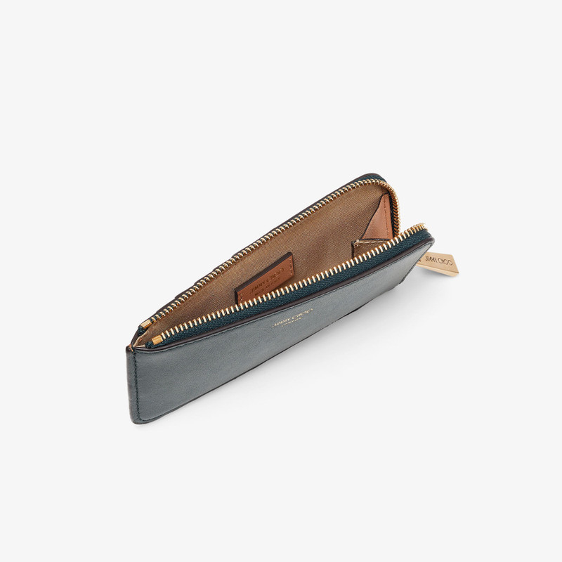 JIMMY CHOO Lize-Z
Dark Green and Biscuit Bi-Colour Leather Wallet outlook
