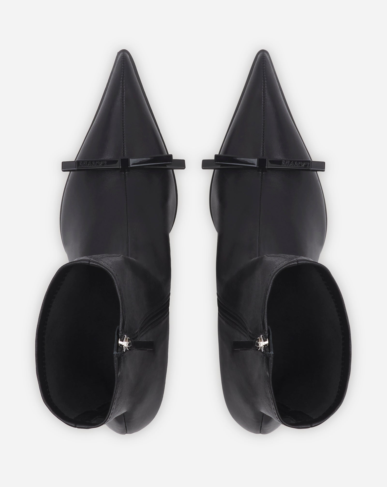LANVIN BOW ANKLE BOOTS IN LEATHER - 2