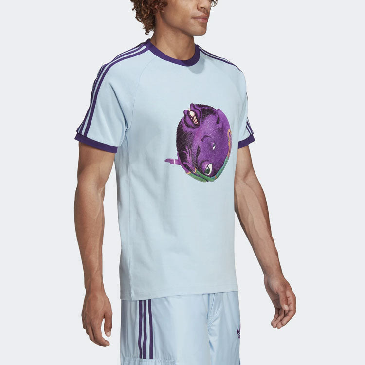 adidas originals Originals x Kerwin Frost Crossover Cartoon Pattern Printing Sports Short Sleeve Pin - 7