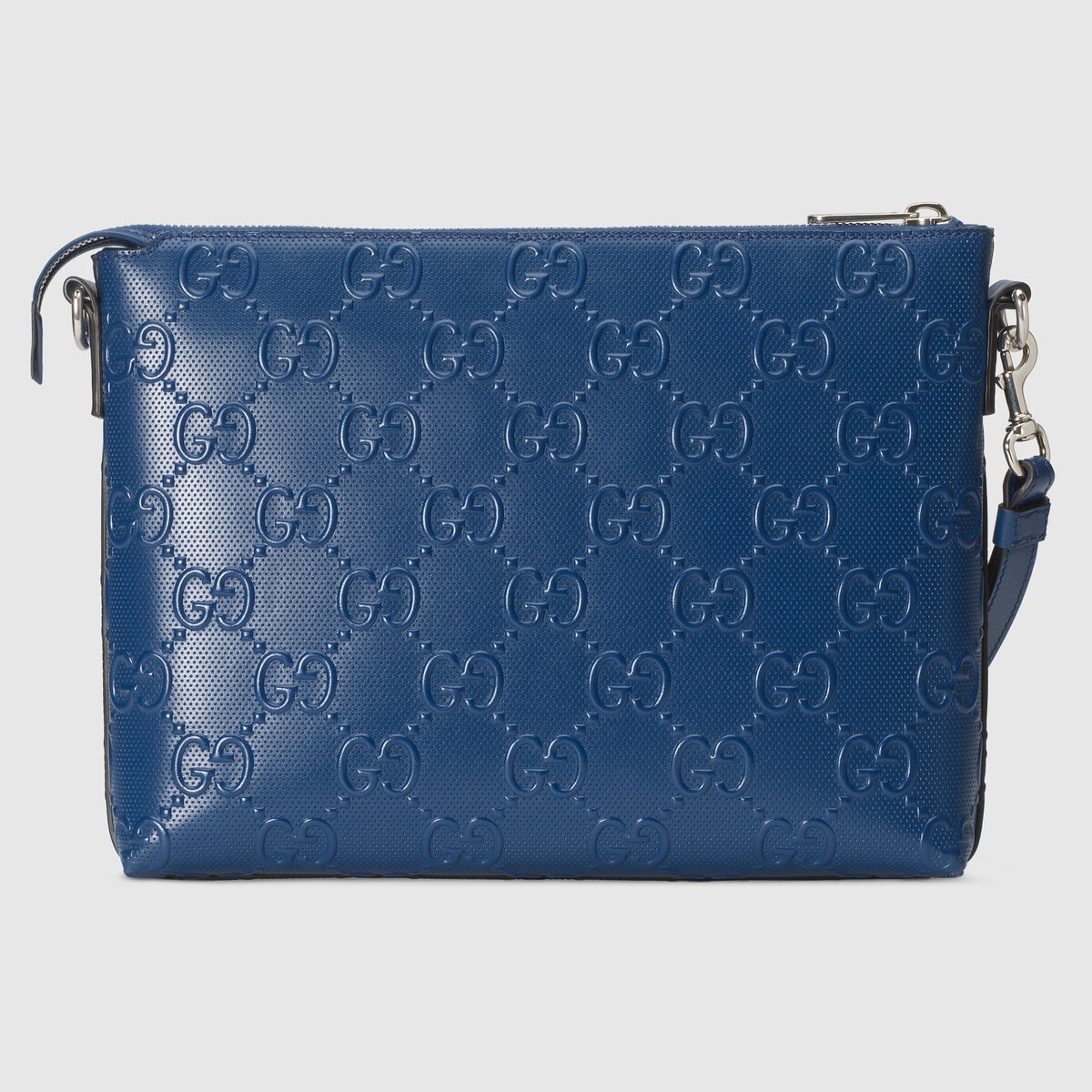 GG embossed medium messenger bag - 7