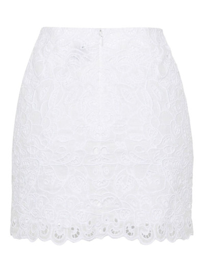 Isabel Marant cut-out cotton miniskirt outlook