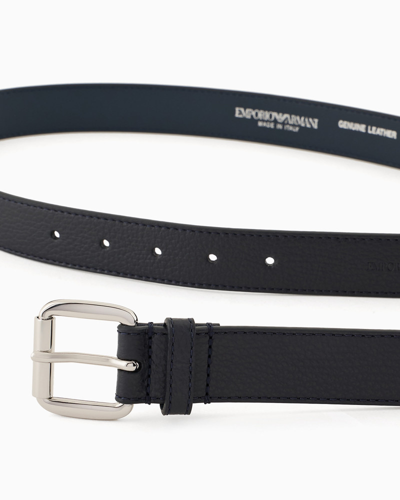 EMPORIO ARMANI SMOOTH LEATHER BELT outlook