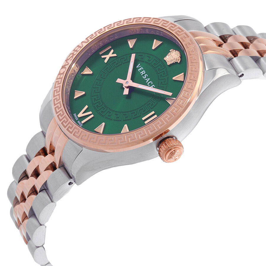 Versace Hellenyium Quartz Green Dial Ladies Watch VE2S00422 - 2