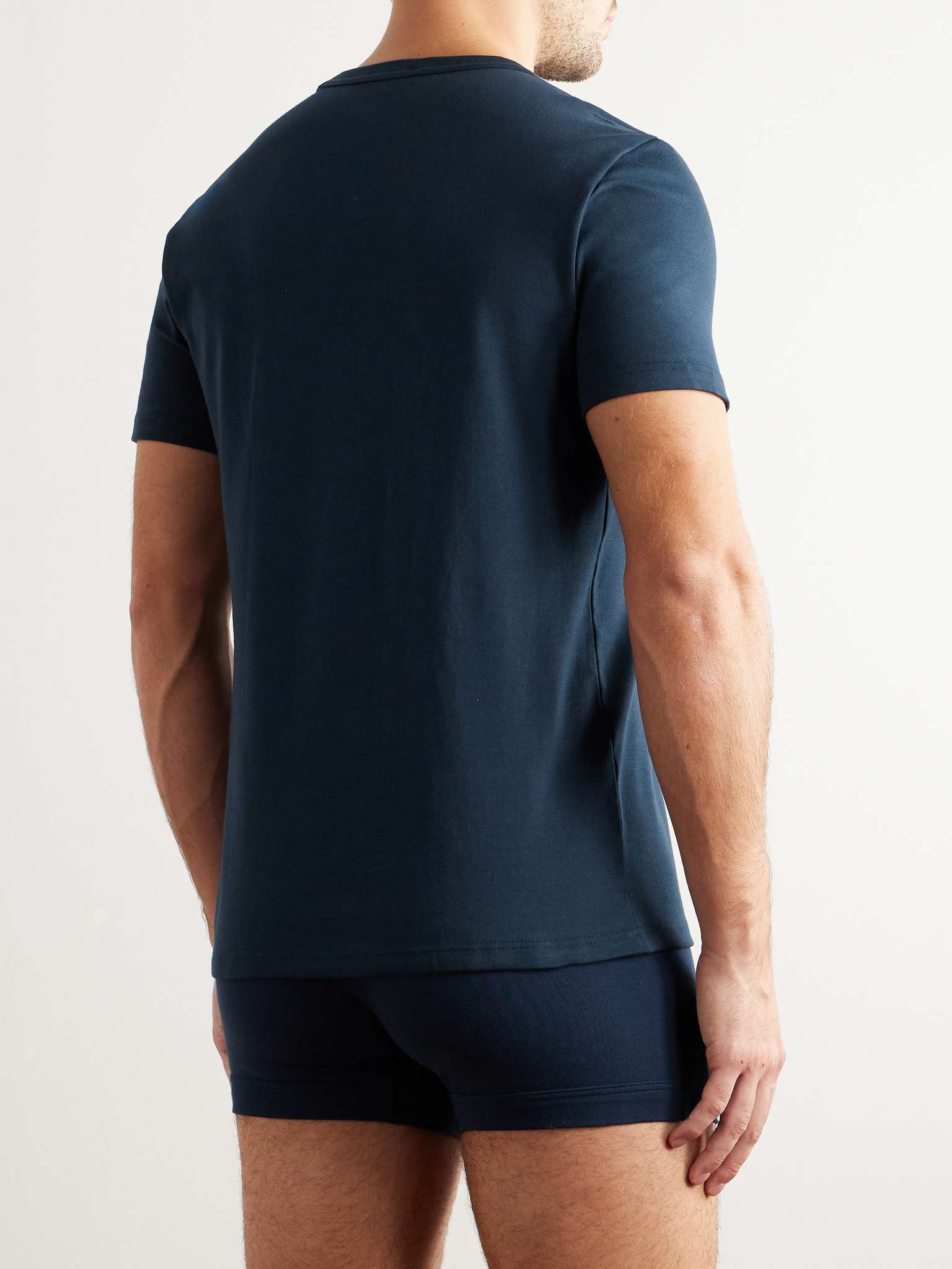 Slim-Fit Stretch-Cotton Jersey T-Shirt - 3