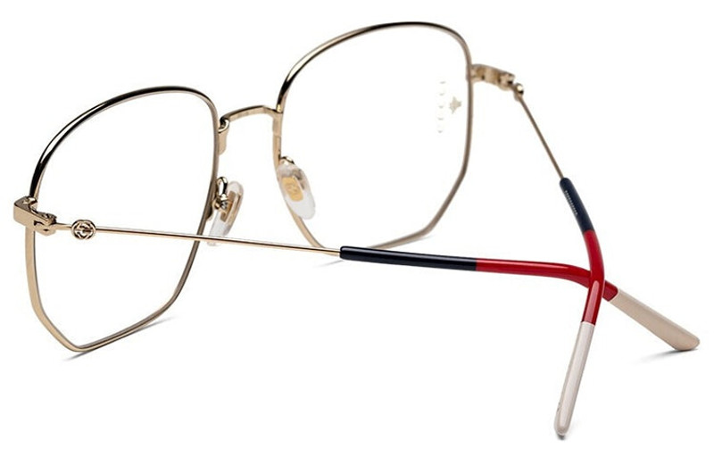 GUCCI Gucci GG Standard Optical Glasses Frame Sub-Edition Golden GG0396O-002 outlook