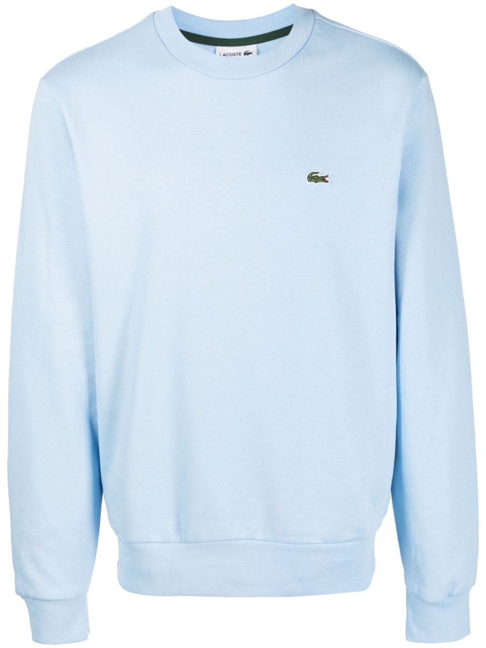 logo-patch crew-neck sweatshirt - 1