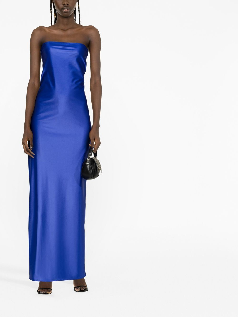 Carabiner cut-out strapless dress - 2