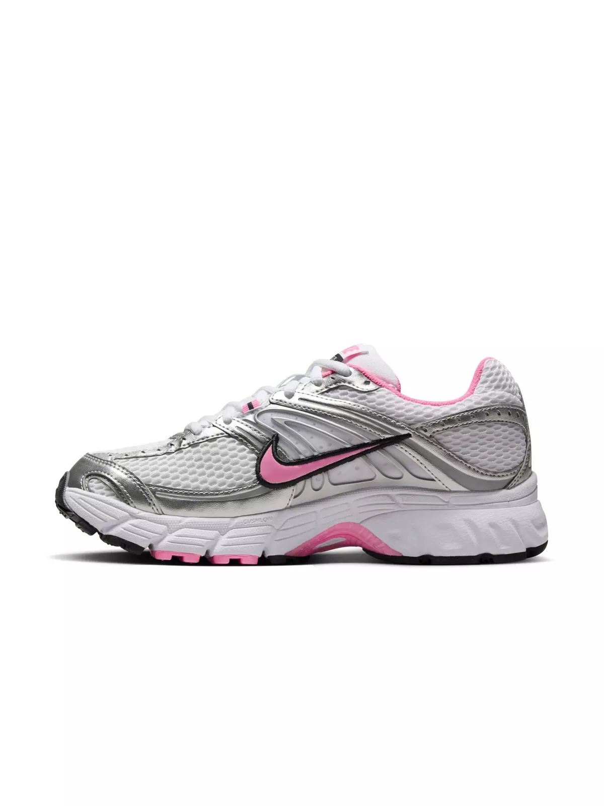 Air Max Moto 2K "White/Pink Spell/Metallic Silver/Black" Women's Shoe - 4
