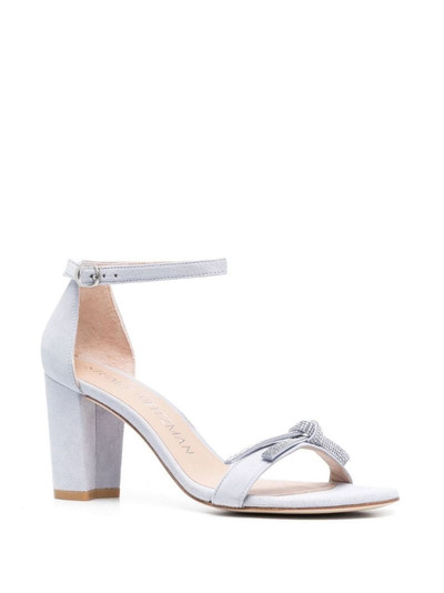 Stuart Weitzman NearlyNude SW Bow 85mm sandals outlook