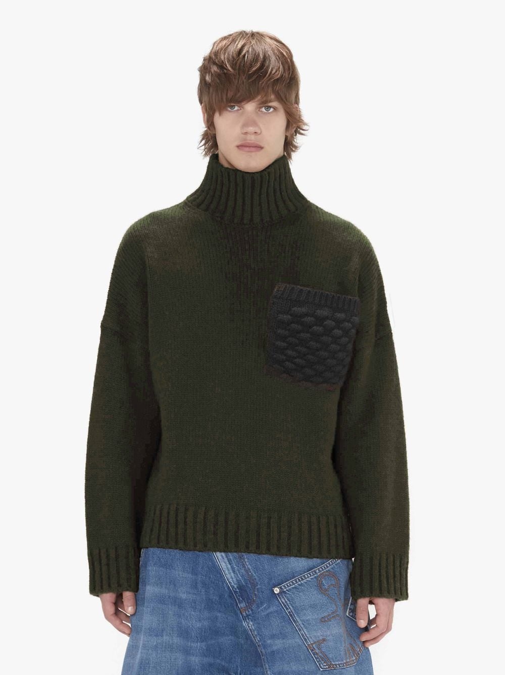 POPCORN PATCH POCKET TURTLENECK JUMPER - 2