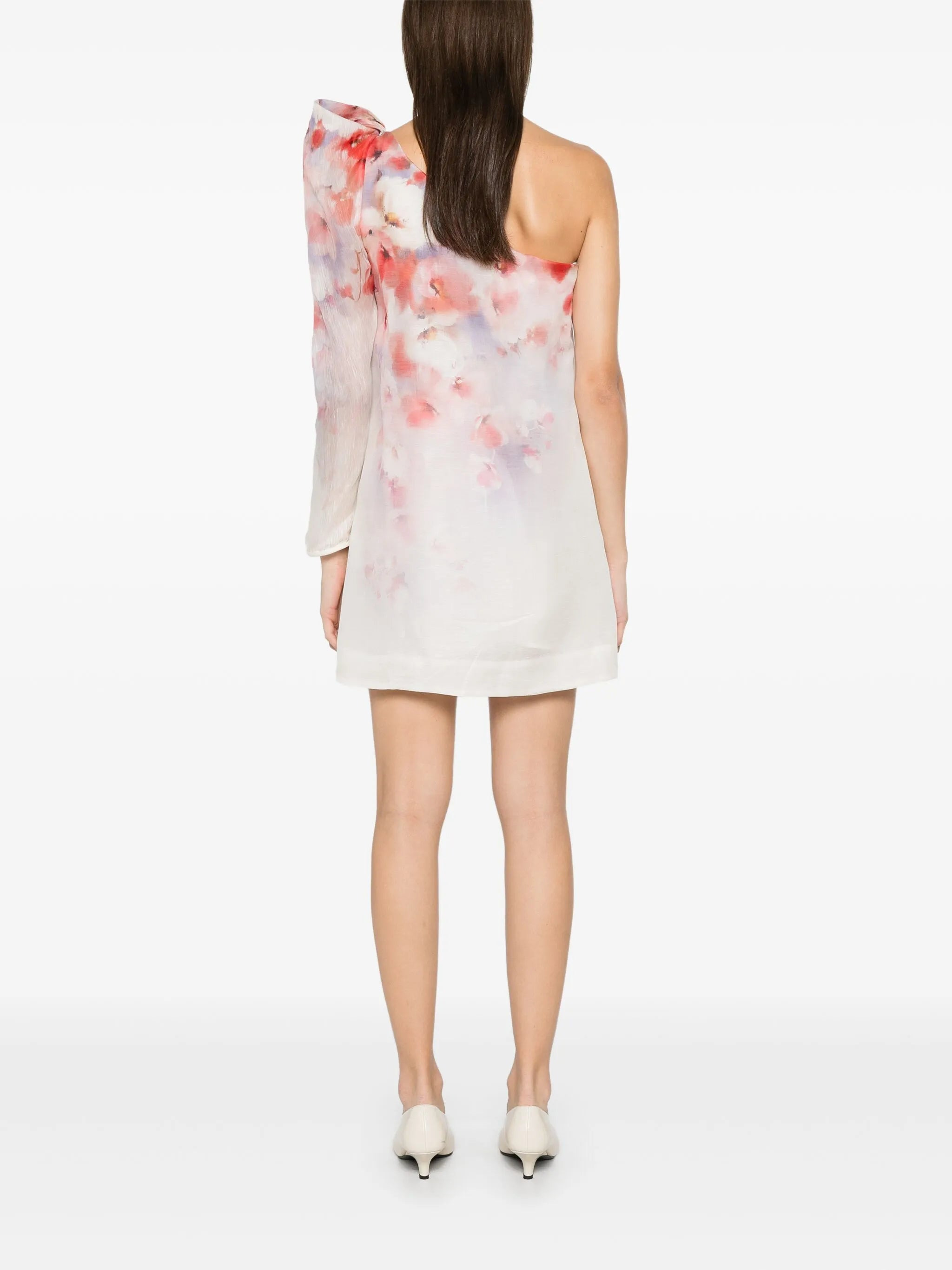 Crush Asymmetrical mini dress - 4