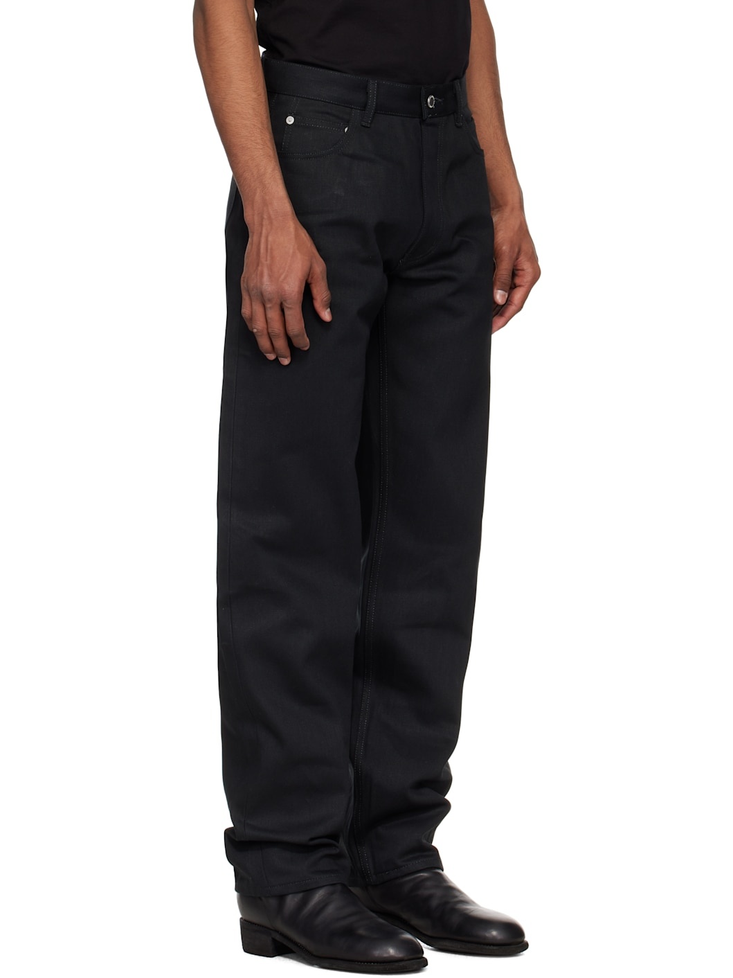 Black Loose Fit Jeans - 2