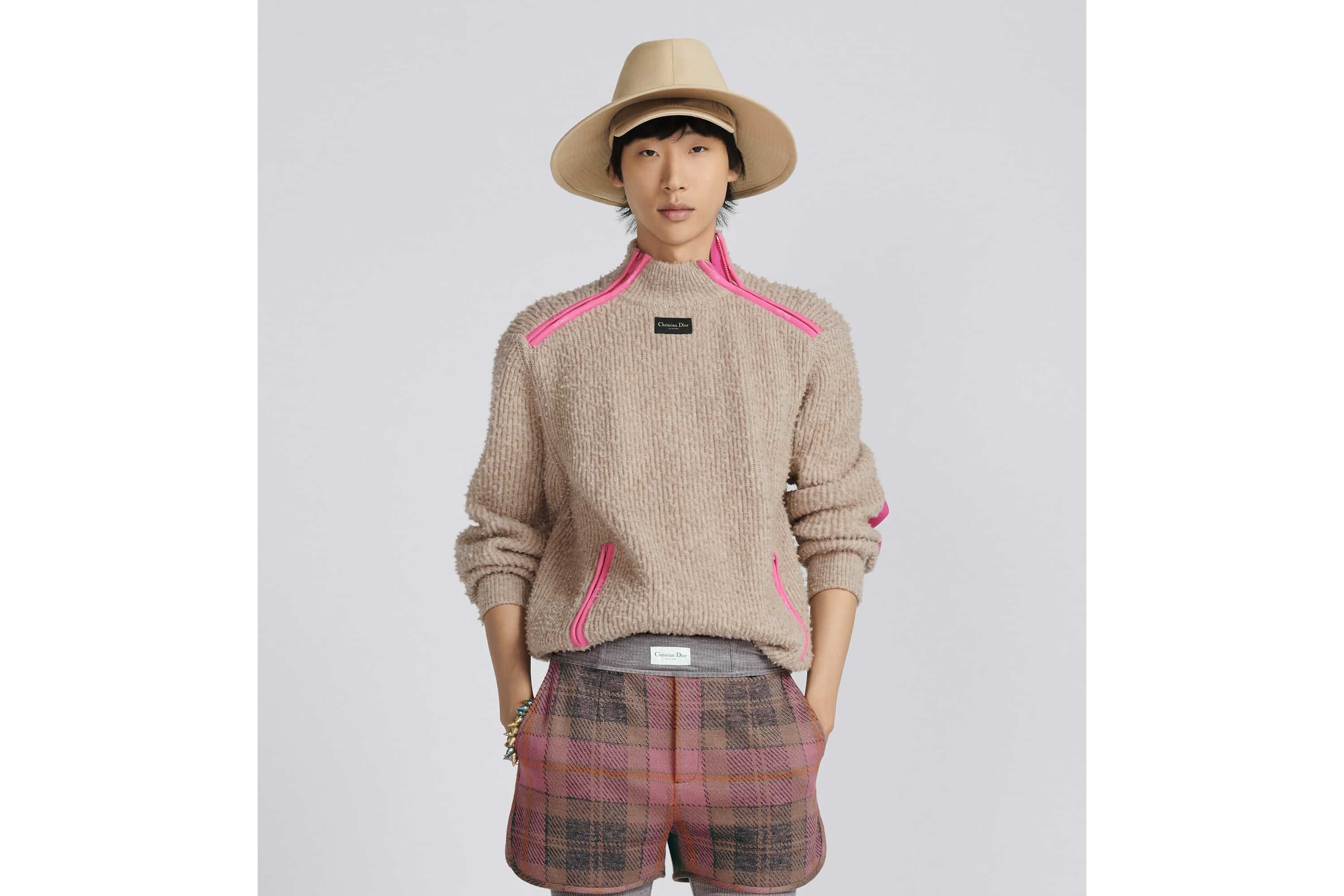 Sweater with Zipped Collar - 4