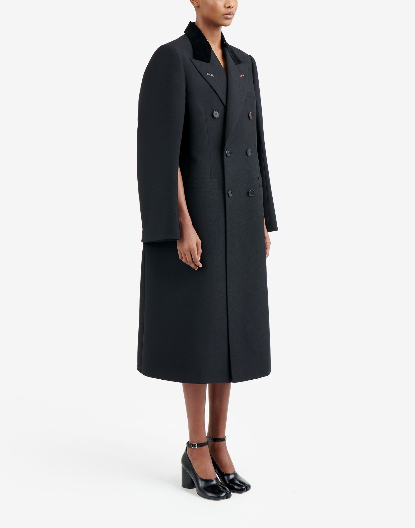 Shrug mohair coat - 3