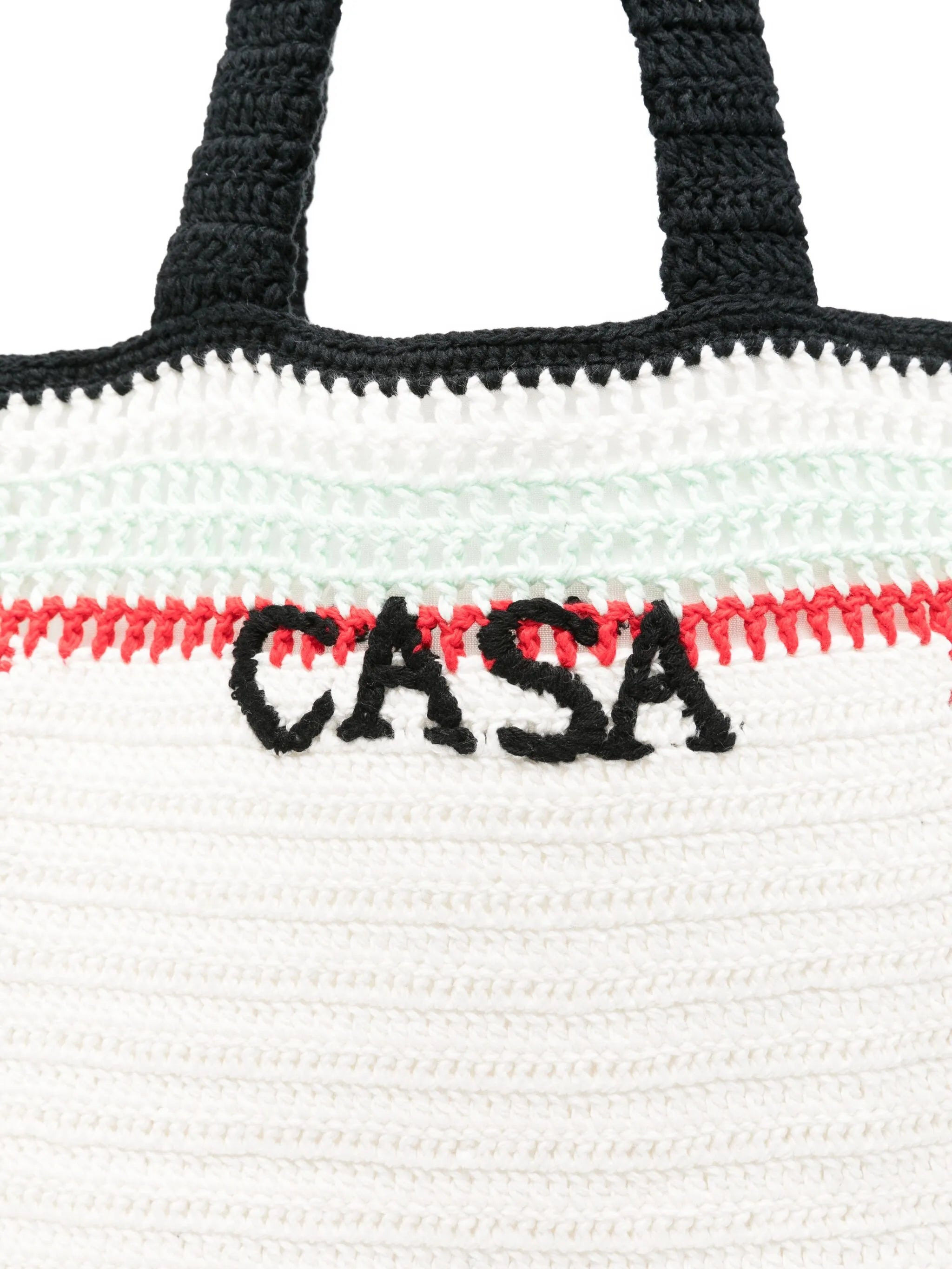 logo-embroidered tote bag - 4
