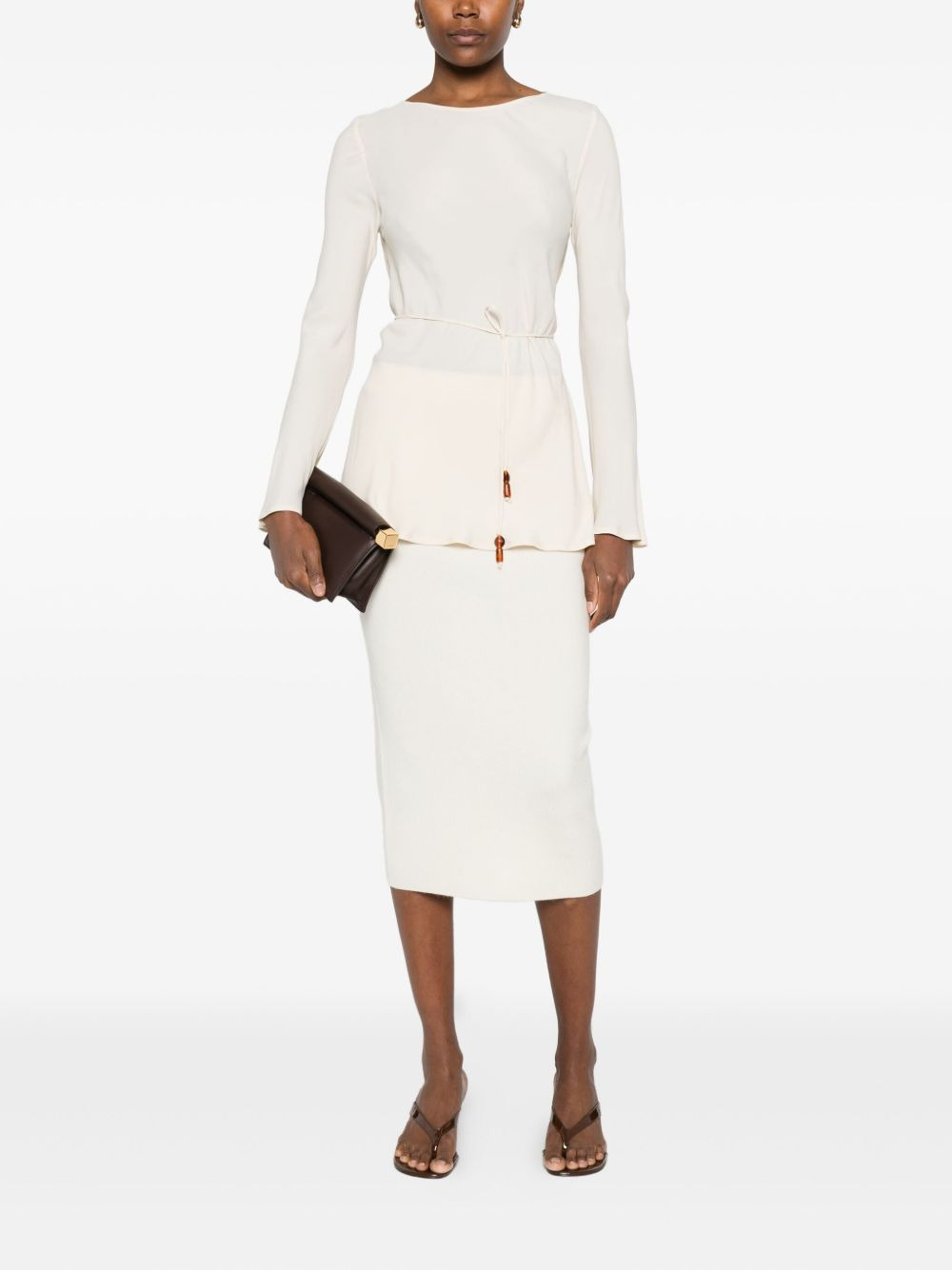ribbed skirt - 2