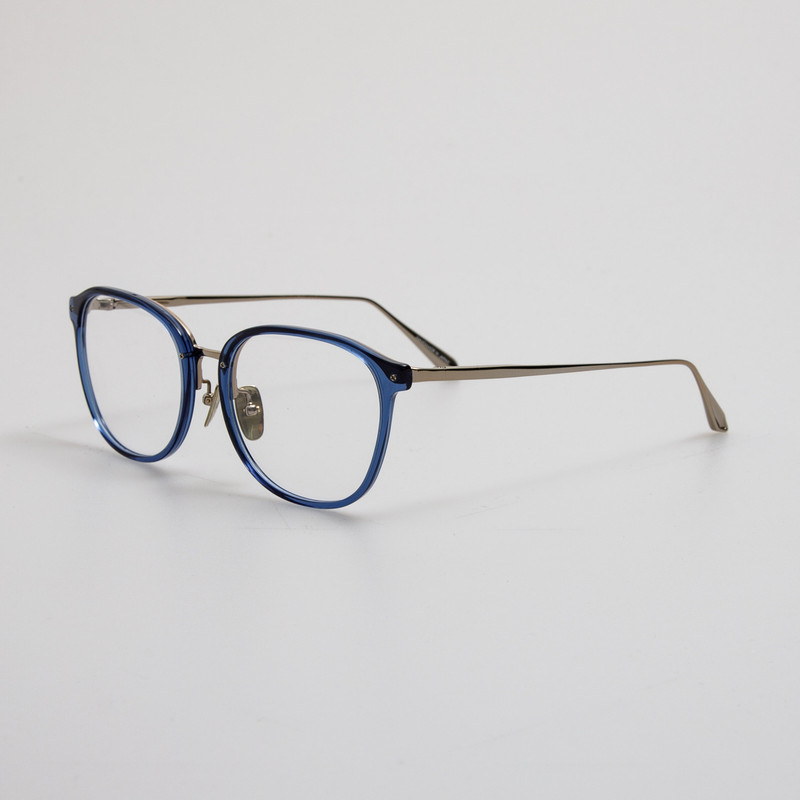 LINDA FARROW Park Optical in Caramel Navy outlook