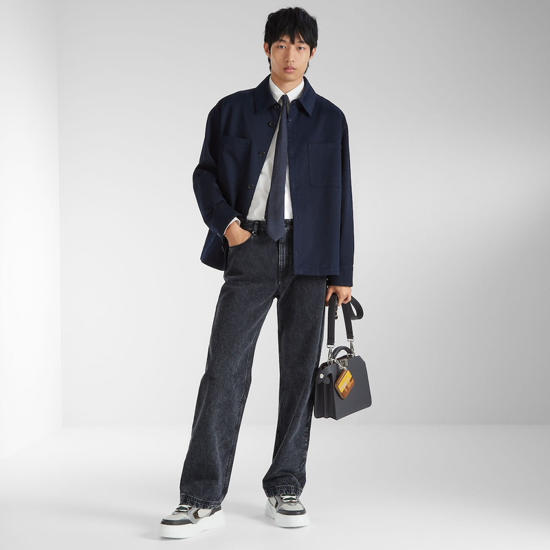 FENDI Fendi Force sneakers White leather low-tops outlook