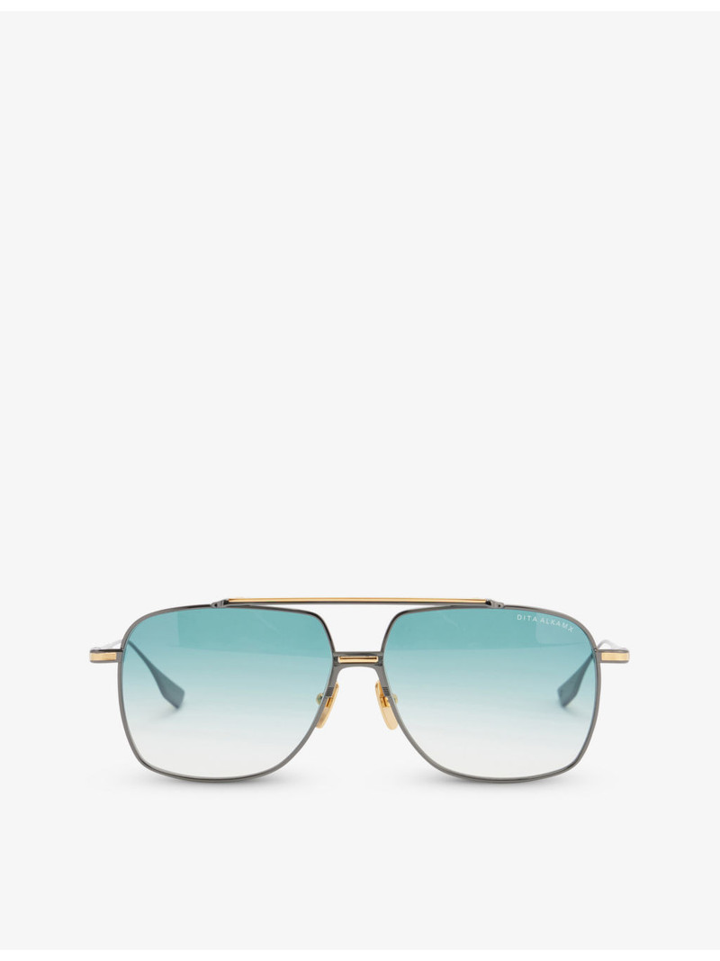 DTS-100 Alkamx pilot-frame acetate sunglasses 1
