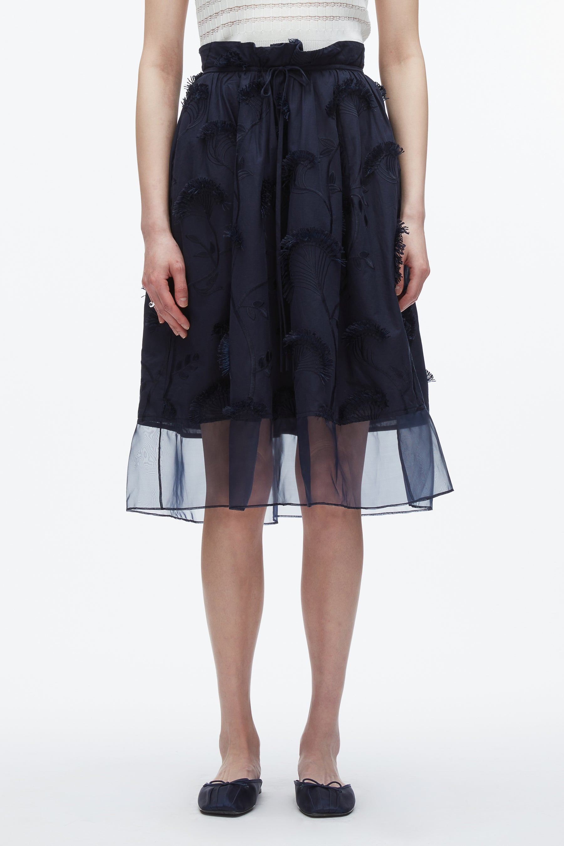 Fil Coupé Midi Skirt - 3