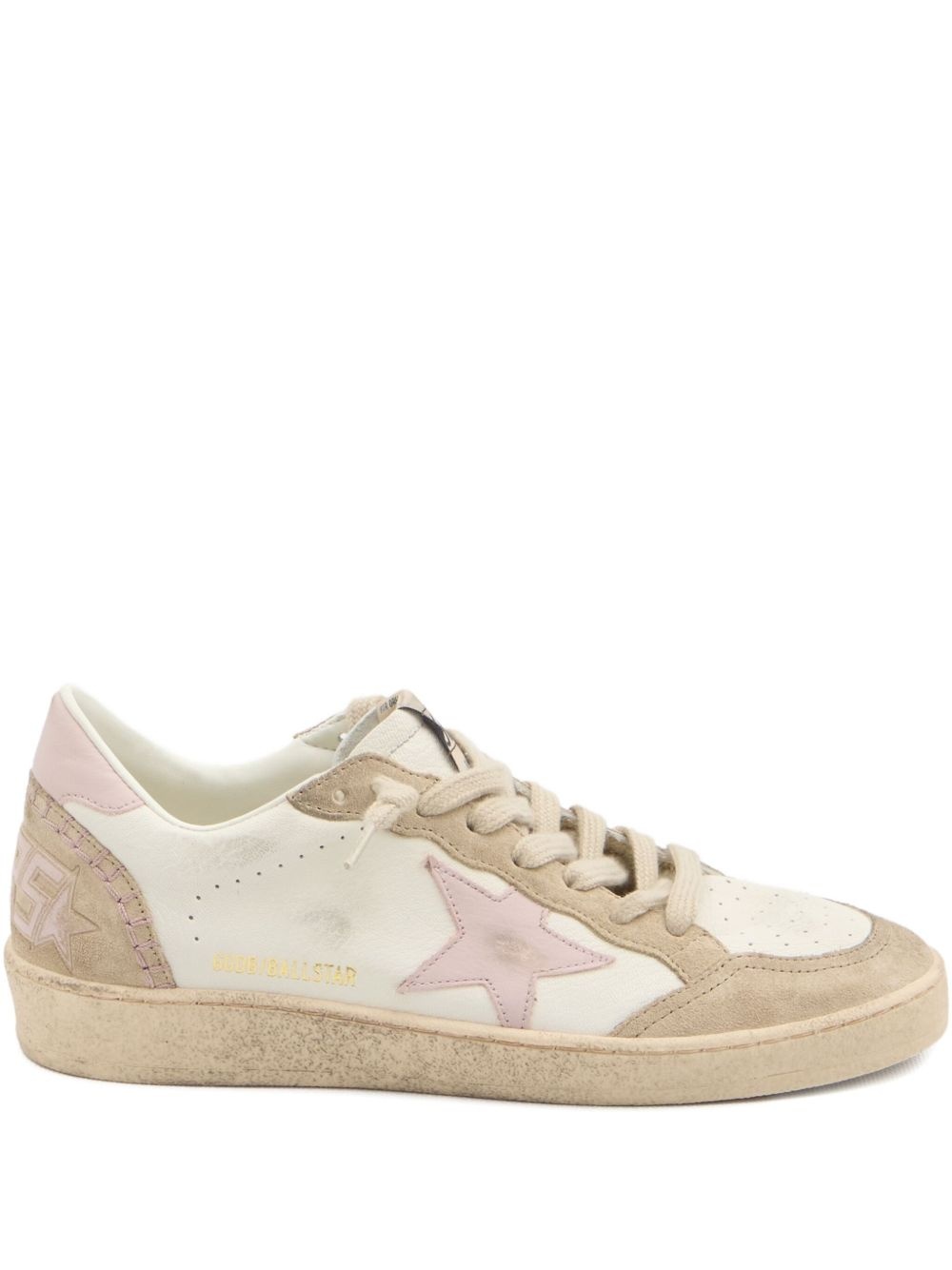 Ball Star suede-insert sneakers - 1