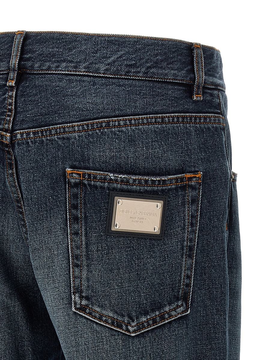 DOLCE & GABBANA 5-POCKET JEANS - 4