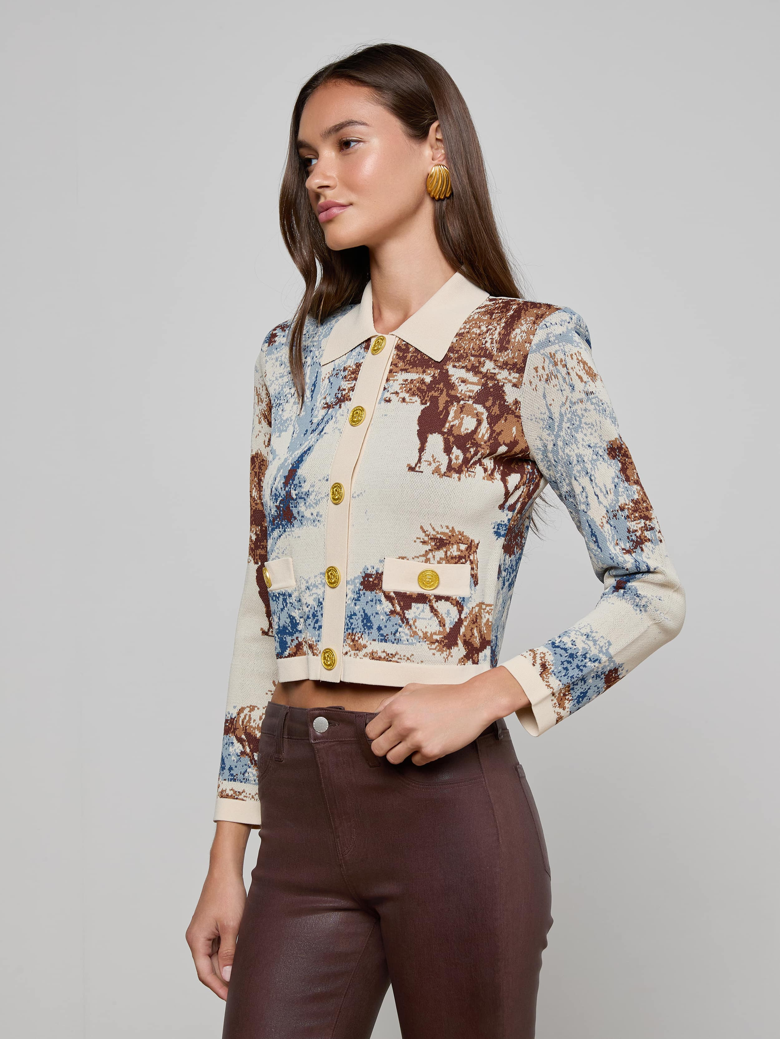 Osiris Jacquard Cardigan - 3