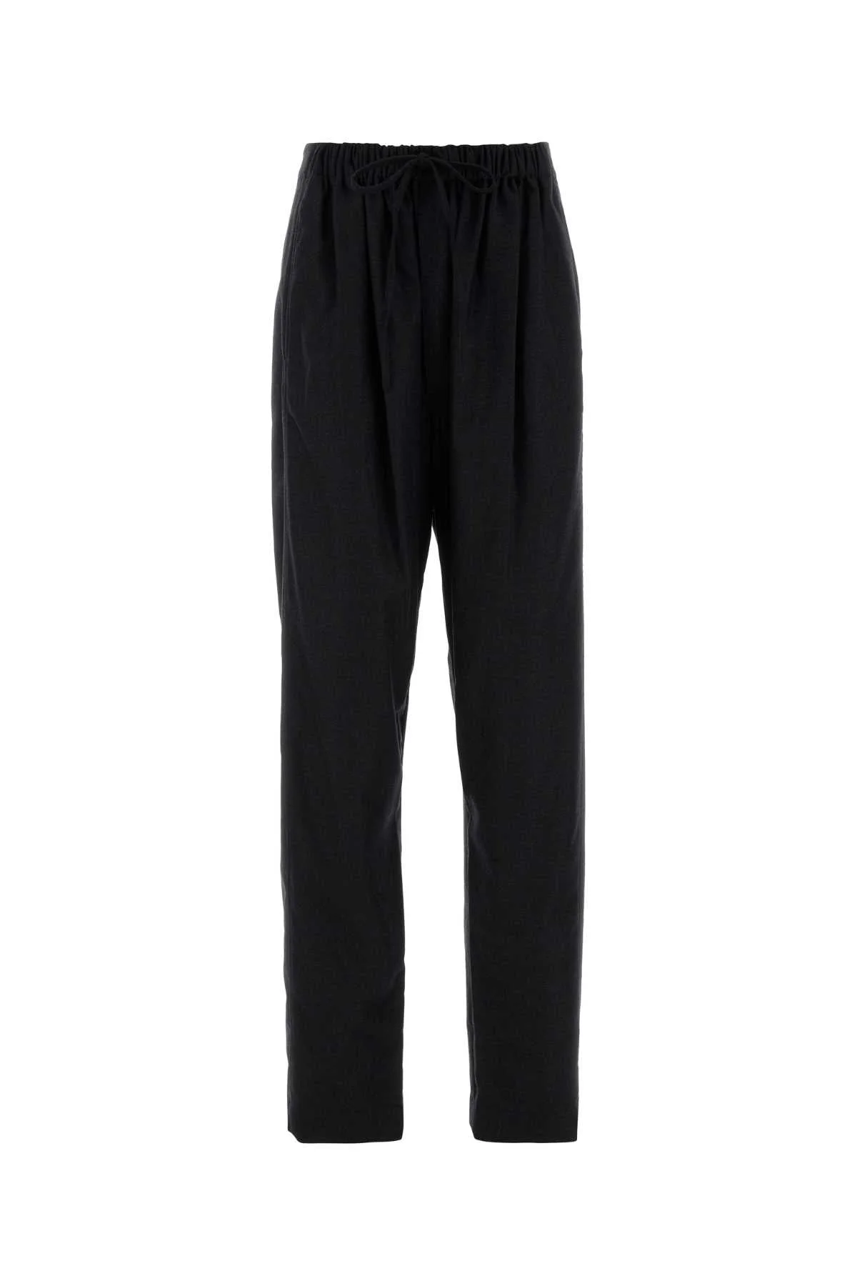 Lemaire Women Charcoal Cashmere Blend Pant - 1