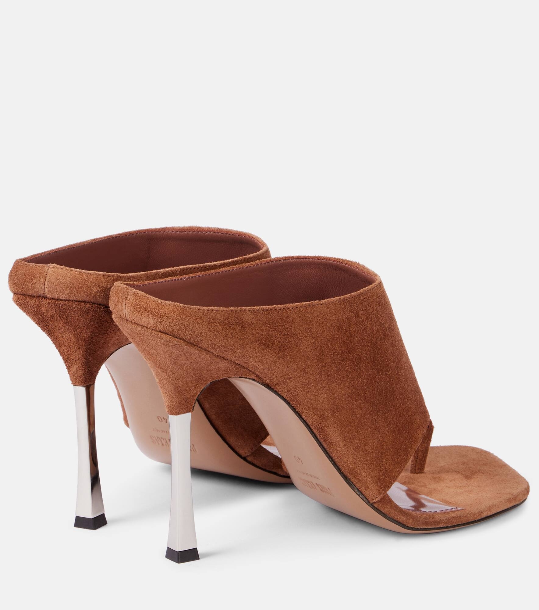 Lorena 100 suede thong sandals - 2