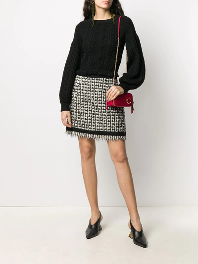 Ports 1961 tweed mini skirt outlook