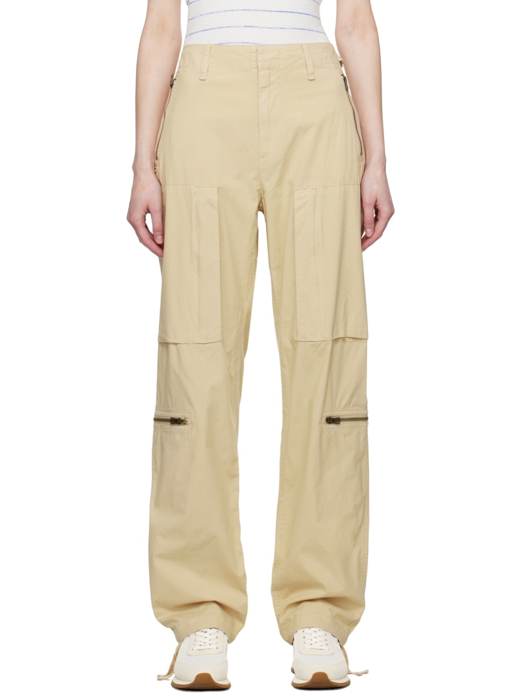 Beige Kai Trousers - 1