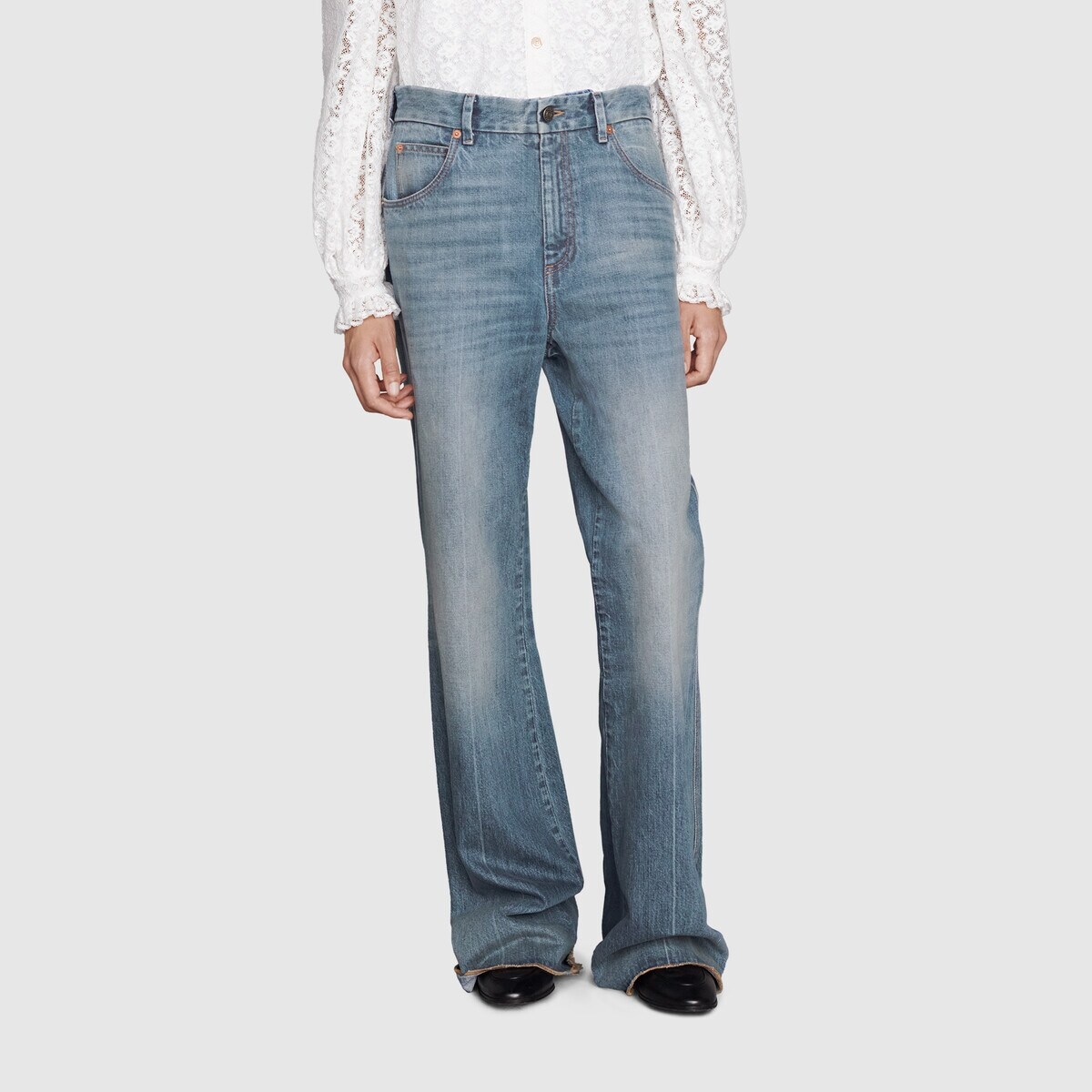 Eco washed organic denim pant - 3