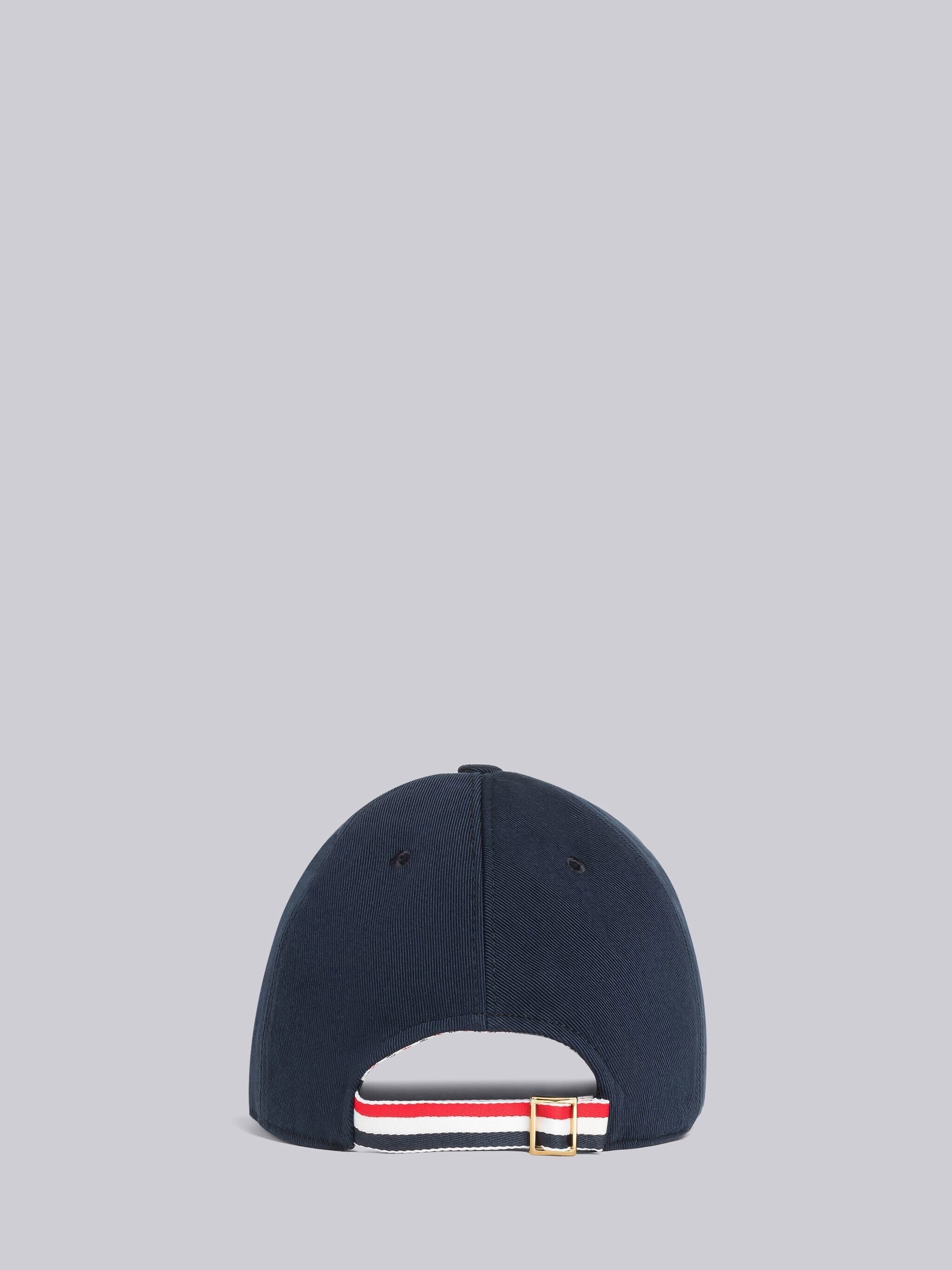Satin Stitch Anchor 6-Panel Baseball Cap - 4