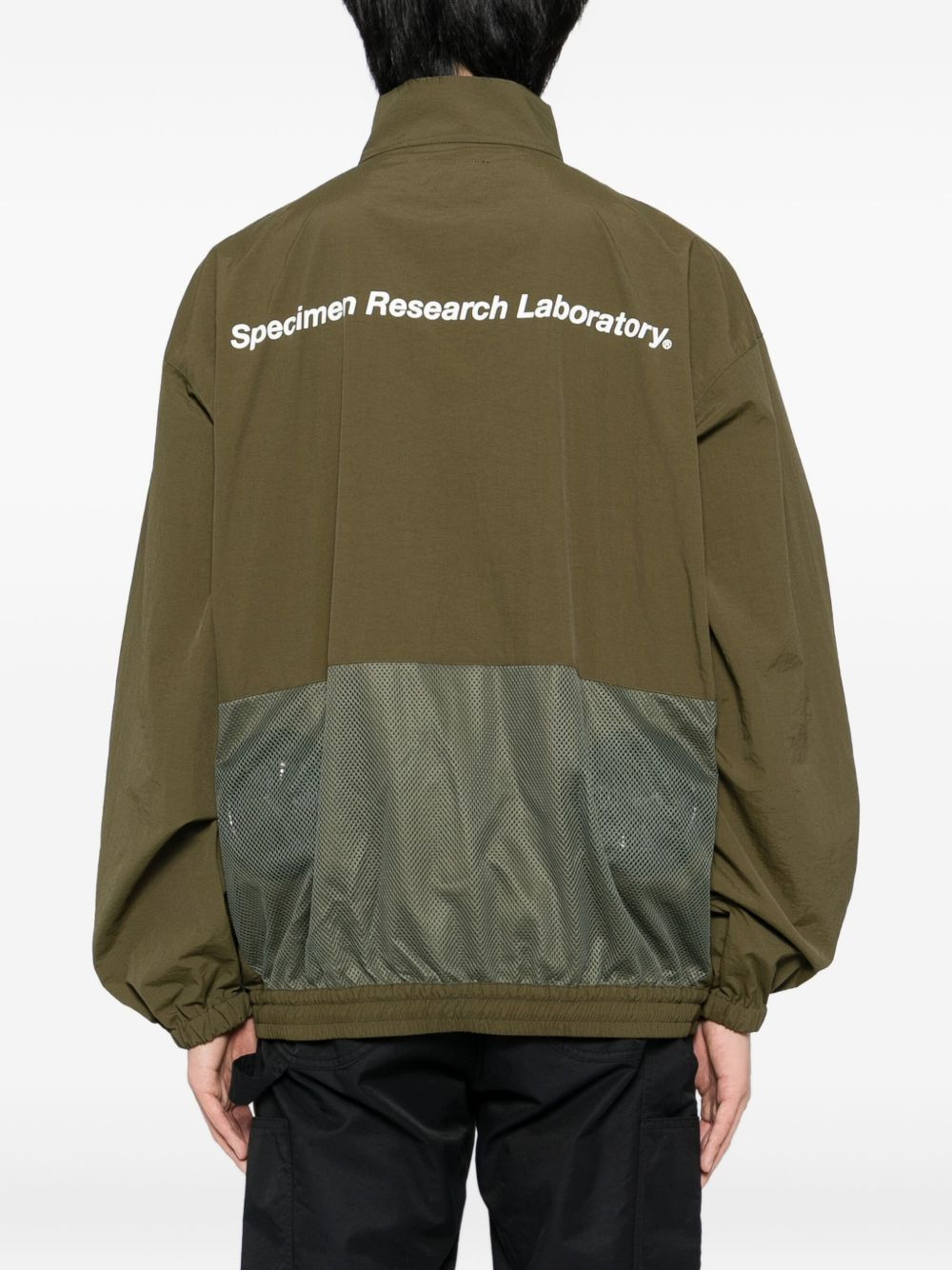 slogan-print jacket - 4