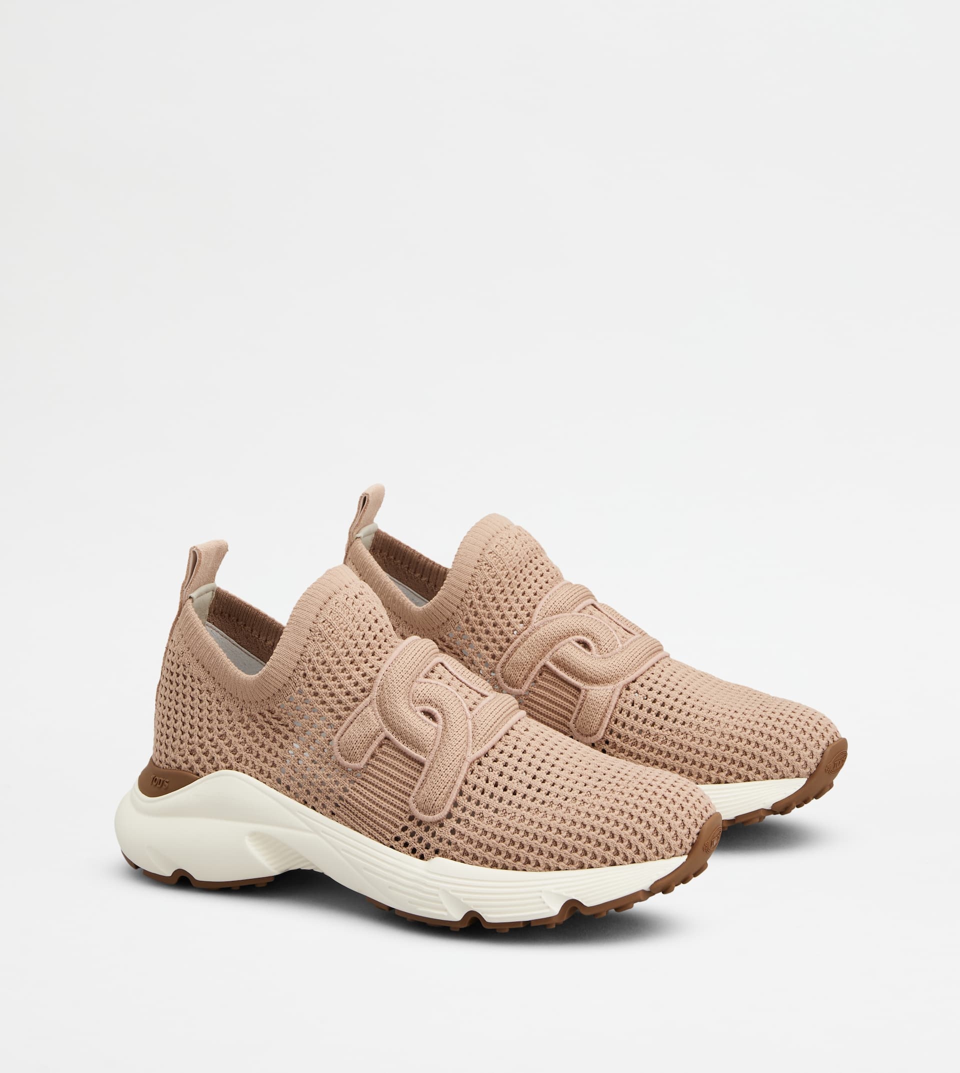 KATE SLIP-ON SNEAKERS IN FABRIC - PINK - 2