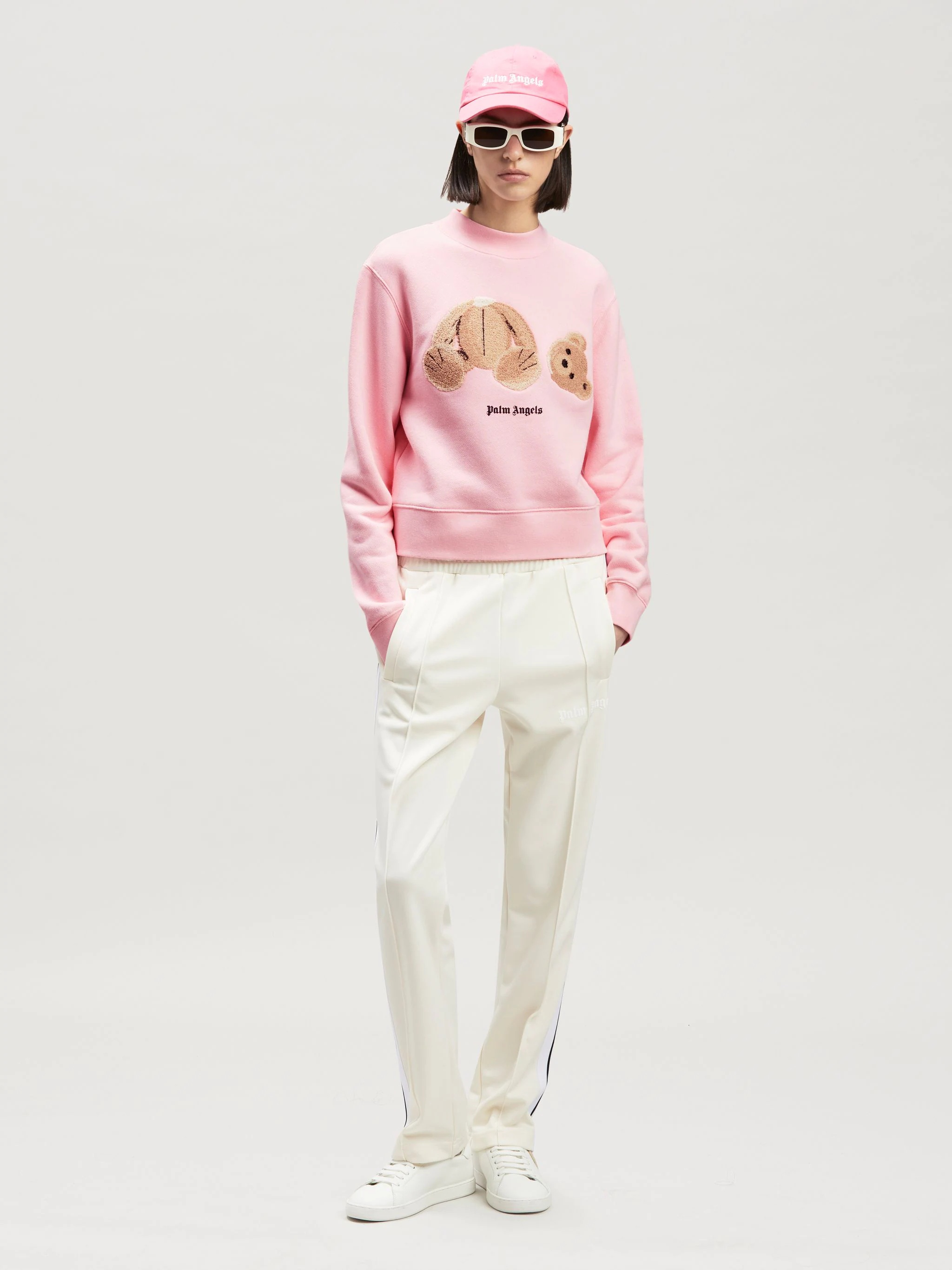 PALM BEAR FITTED CREW SWEATSHIRT - 2