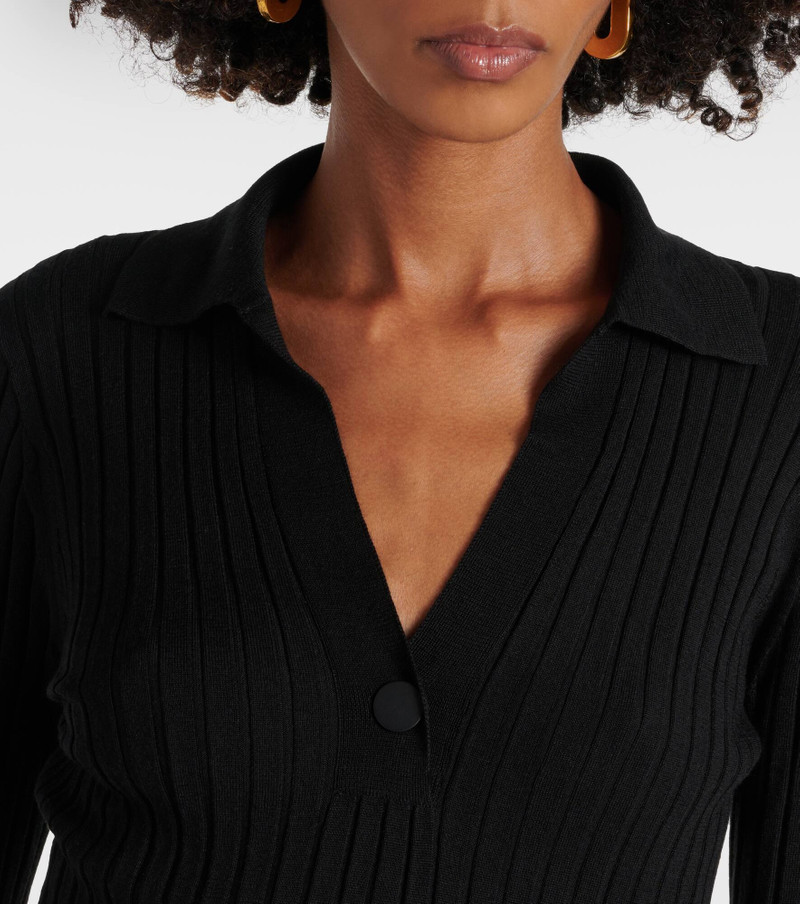 Wool and silk-blend top 4