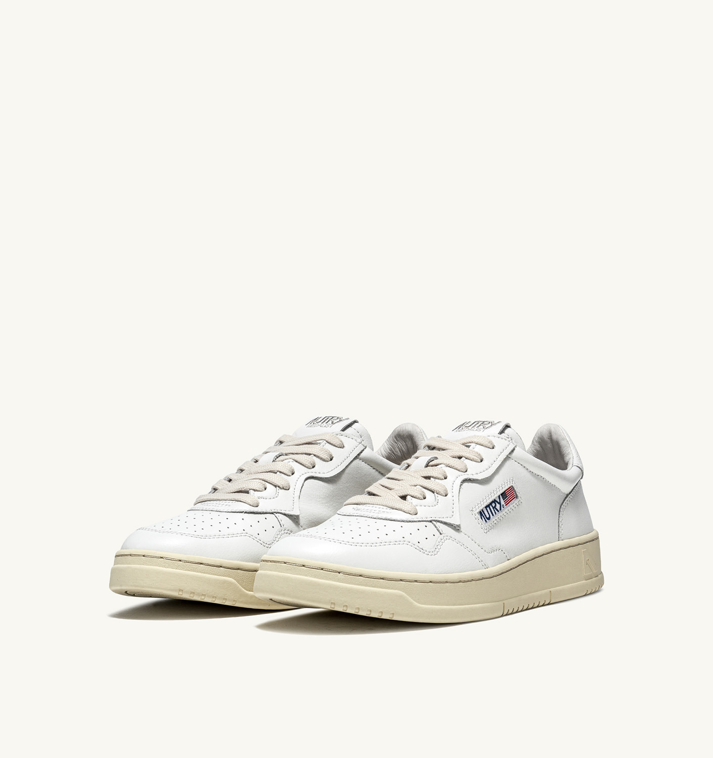 MEDALIST LOW SNEAKERS IN WHITE LEATHER - 2