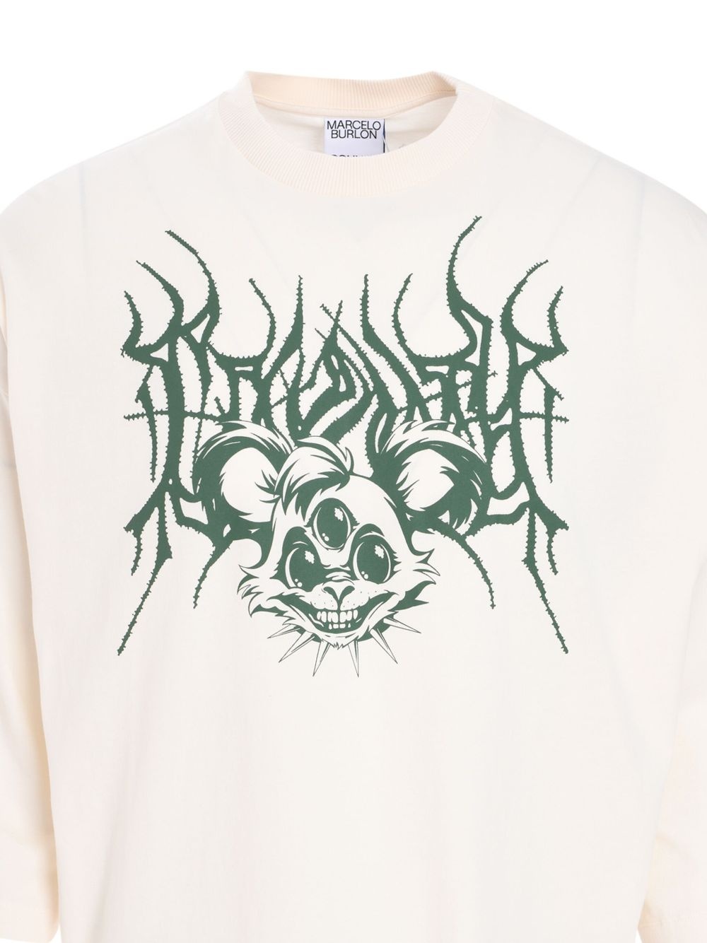 logo-print t-shirt - 3