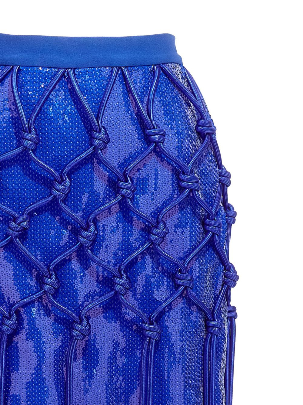sequin-embellished mini skirt - 4