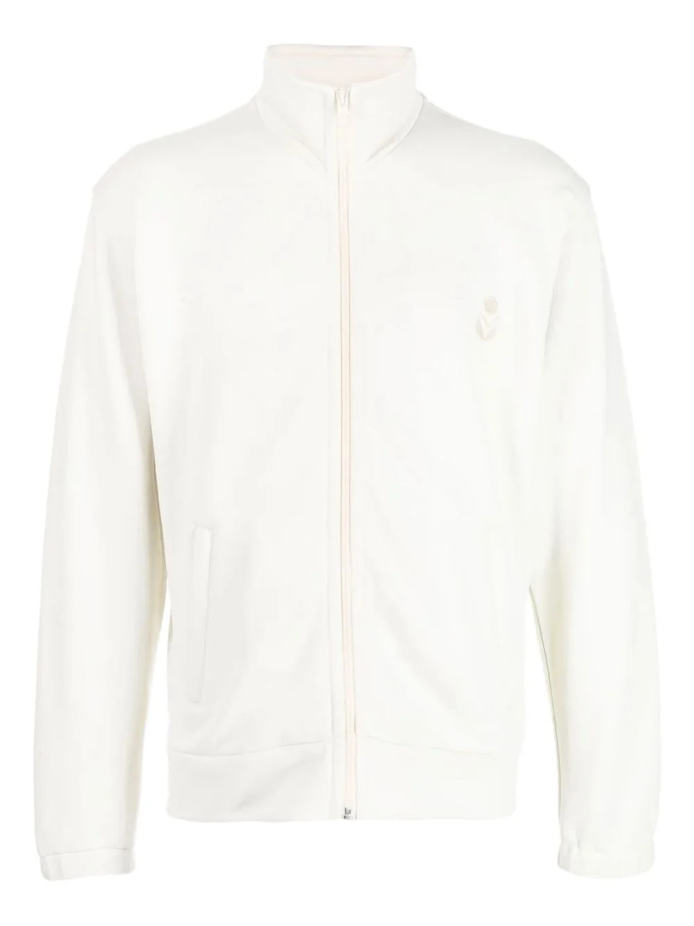 embroidered high-neck jacket - 1