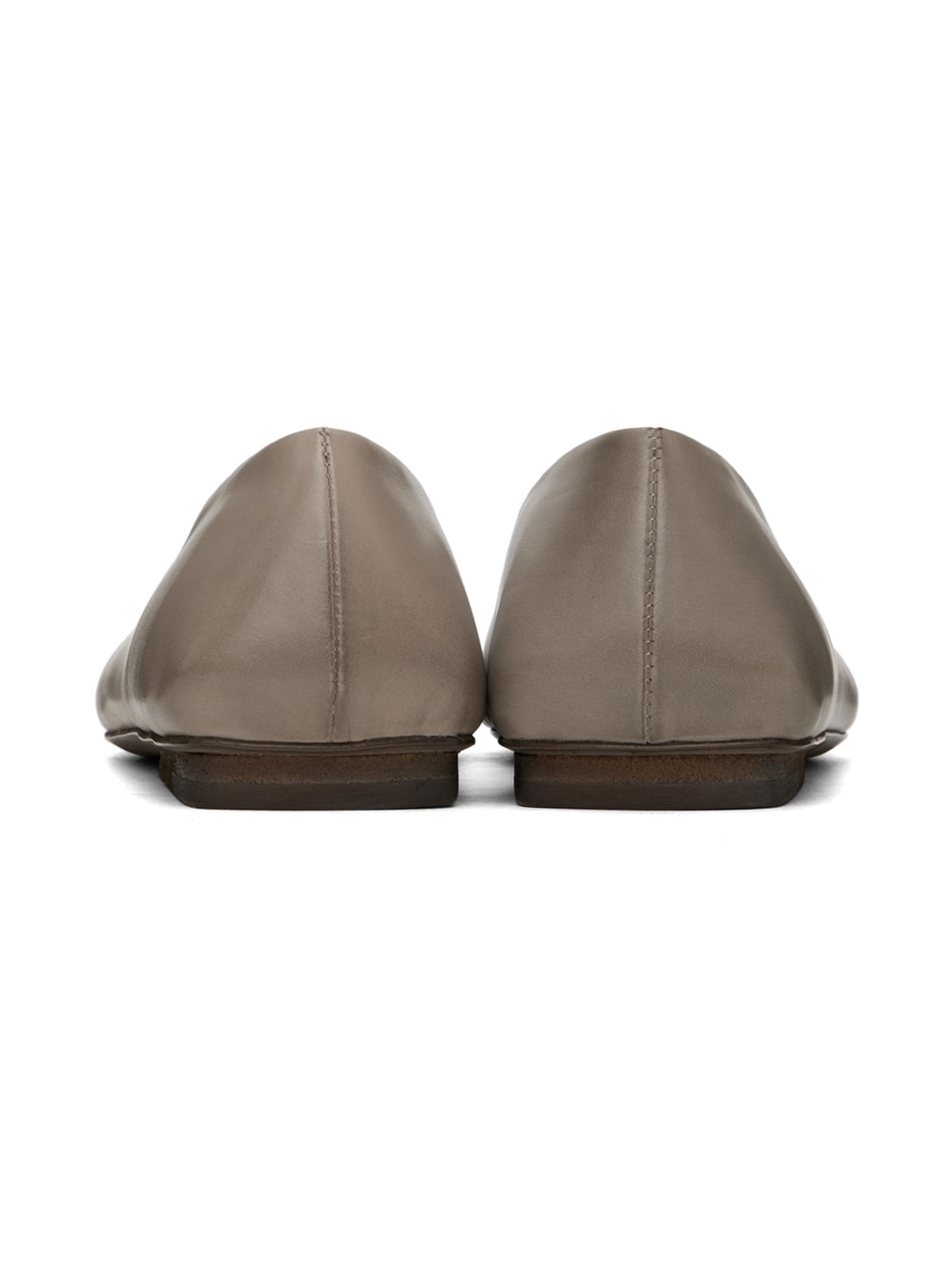 Taupe Ago Ballerina Flats - 2
