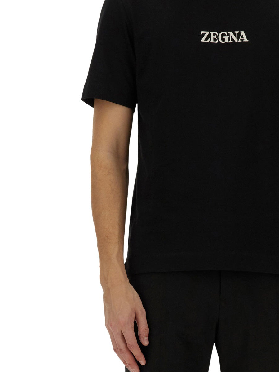 Zegna Men T-Shirt In Jersey - 4