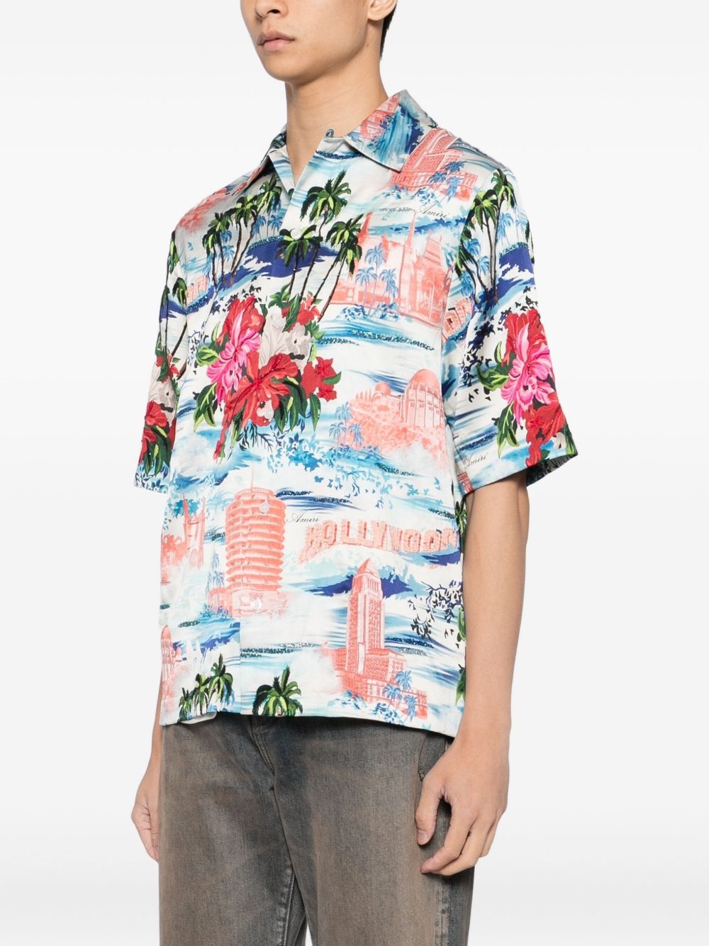 TROPICAL-PRINT SHORT-SLEEVE SHIRT - 4