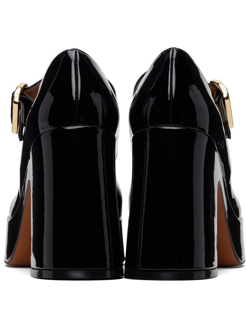 Black Patent Mary Jane Heels 2